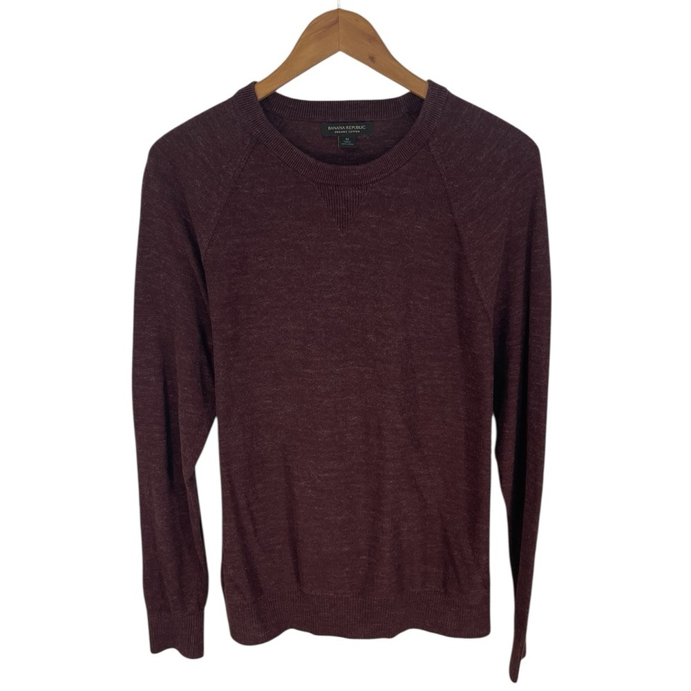 B22 Men’s Banana Republic Organic Cotton Crewneck Sweater M